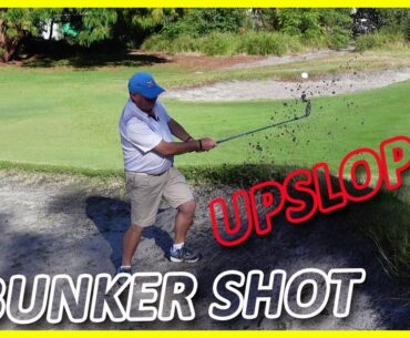 Uphill Lie Bunker Shot