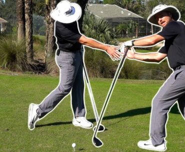 How The Right Arm And Wrist Move In The Golf Swing | Hand Shake Drill