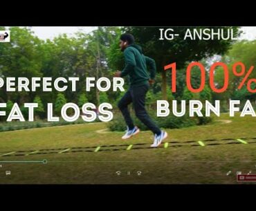 #fitneesladder #Anshulsrivastav   Fitness ladder workout || Fat loss || Increase speed ||