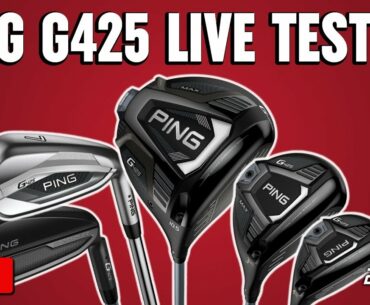 PING G425 LIVE Testing & Review | G425 Drivers, Fairways, Hybrid, Crossover, Irons