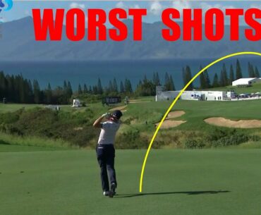 WORST Shots From The 2021 Sentry Tournament of Champions