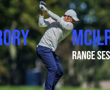 Watch Rory Mcilroy Swing Range Session | Driving Range Practice | Warm up Swings