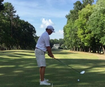 G.G. 8/26/16 golf swing 14th tee