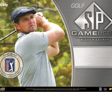 2021 Upper Deck SP Game Used Golf Trading Cards