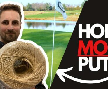 The ONE Indoor PUTTING drill ALL Beginners Must Do: Hole More Putts With The Putting String Line Aid