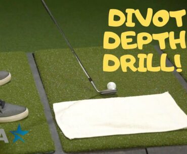 HOW TO HIT BETTER WEDGES: ADJUST YOUR DIVOT DEPTH