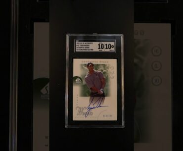 2001 SP Authentic Golf Tiger Woods ROOKIE RC '10' AUTO /900 #45 SGC 10 GEM MINT - ENDS 1/26/2021