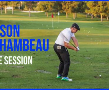 PGA No.1 Distance Bryson DeChambeau Range Session | Driving Range Practice | Warm up Swings