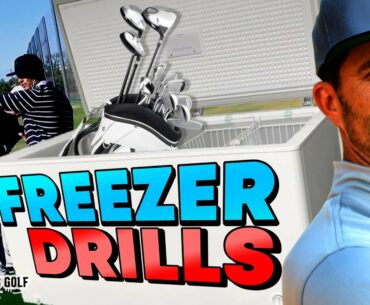FREEZER Golf Swing Drills | Upper Body Rotation