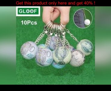 new 10Pcs/Lot Golf Ball Funny Synthetic Rubber Resin Golfing Practice Balls With Keychain Present G