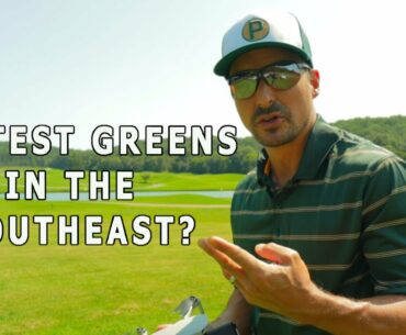 Playing Golf on Super Fast Greens | Barnsley Resort | Fazio Course | Golf Course Vlog