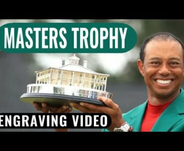 Trophy Engraving at the 2019 Masters | Tiger Woods | Augusta National