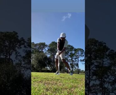 Working the 2 iron. One of my favorite clubs
