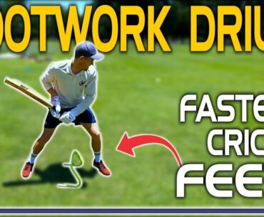 Improve your footwork - Cricket batting drills