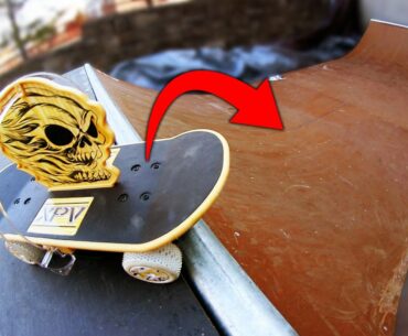 RC SKATEBOARD AT THE HOUSE!