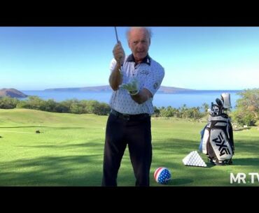 Make pure contact with your iron shots