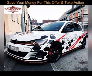 #Deal Car stickers FOR Volkswagen Golf 6 Golf 7 GTI polo body exterior fashion customized stickers