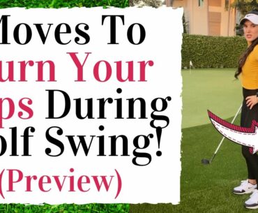TURN YOUR HIPS During The Golf Swing!  - Golf Fitness Exercises  #shorts