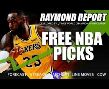 Free NBA Picks 1-19-21 & ATS Calculator Predictions Raymond Report