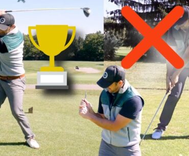 Simple Golf Swing Results TODAY (Stop Hitting Behind The Ball With Irons And Bomb The Driver)