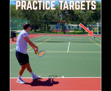 Improve Your Tennis Serve by Aiming for Ball Cans