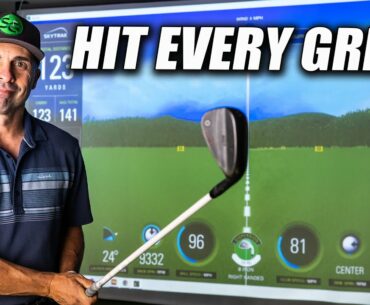 Simple Golf Drill to Hit More Greens using SkyTrak Launch Monitor