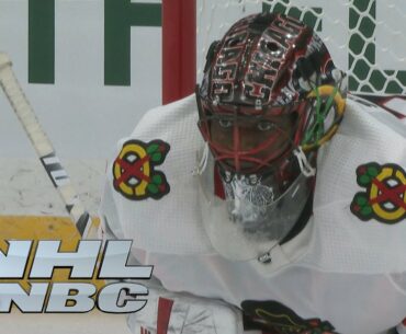 Blackhawks' Malcolm Subban stones Lightning's Alex Killorn with unreal stick save | NBC Sports