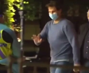 Rafael Nadal arrived in Adelaide for Australian Open 2021