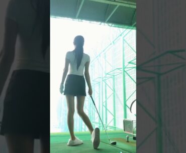 Golf fashion, golf girl PGA, golf swing KLPGA beautiful moments #Shorts(3)