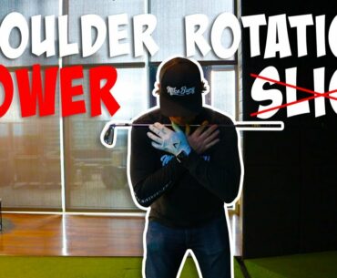 Indoor Golf Practice: Shoulder Rotation - Coil Drill