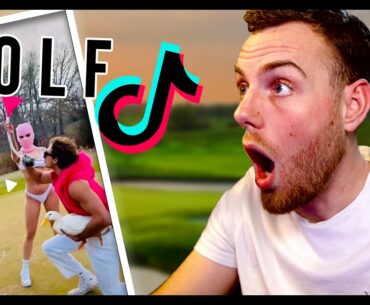 REACTING TO OUTRAGEOUS GOLF TIKTOKS