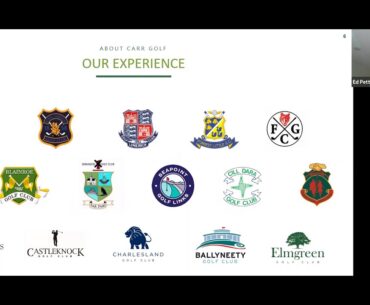 Course Maintenance Consultancy Webinar