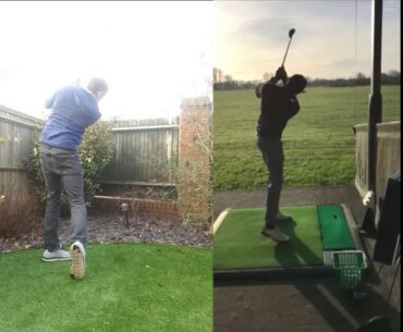 9 Iron Full Swing Comparison - 18 day improvement