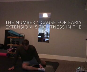 Fix Early Extension in Your Golf Swing With Stretching