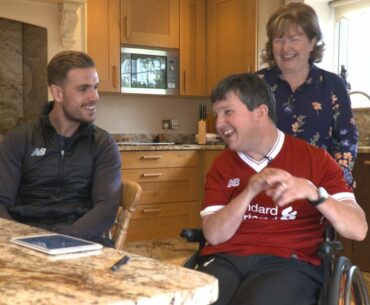 Jordan Henderson suprises a lifelong LFC fan | Pure Liverpool FC
