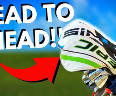 Taylormade Sim 2 vs Callaway Epic Speed... Shot Tracer On Course Test!