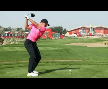 Rory Mcilroy's Beautiful Swing From Abu Dubai HSBC Championship 2021