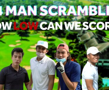 4 Man Scramble | Can We Shoot -2 In 4 Holes?