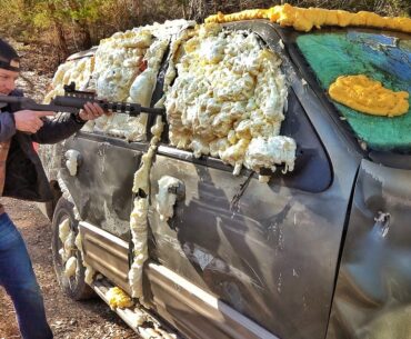 I Completely Filled an Expedition with Spray Foam..... Is It Bulletproof Now???