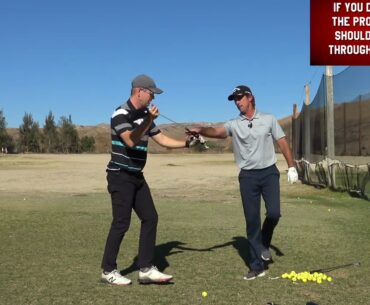 Dan Martin, PGA The CLUB SHOULD PULL YOU Heres how.