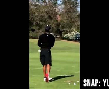 Tiger Woods spotted hitting TaylorMade M family fairway woods
