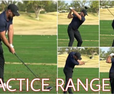 Brooks Koepka Warm up Session At the American Express 2021
