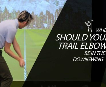 Where Should the Trail Elbow Be in the Downswing??? That Depends!!! =)