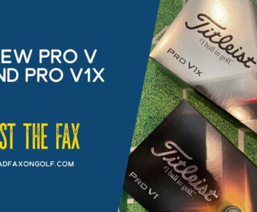 New Pro V1 & Prov1X!
