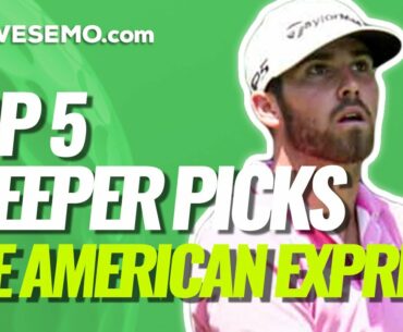 2021 AMERICAN EXPRESS TOP-5 DFS SLEEPERS | DraftKings & FanDuel Golf Low-Owned Plays
