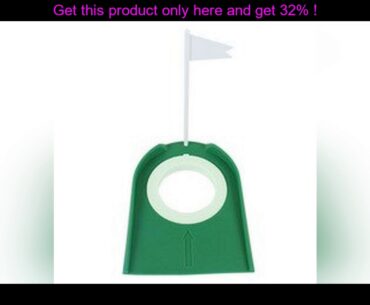 top Indoor Golf Putting Cup With Hole Flag Training Putter Practice Aid Home Yard Outdoor Training