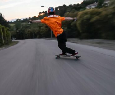 My Griptape Falls and I have to use A Borrowed Longboard || RAW RUN