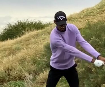 Akshay Bhatia driver swing AMEX 2021 | Golf Rabble