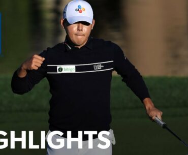 Si Woo Kim shoots 8-under 64 | Round 4 | The American Express | 2021