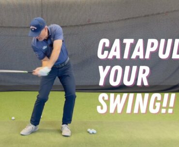 FIRST MOVE IN THE DOWNSWING-TURN YOUR SWING INTO A CATAPULT!